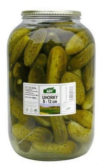 ADY Uhorky 9-12 cm, 3500 g - Klas