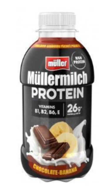 Müller Müllermilch protein čokoláda - banán 400 g - Klas