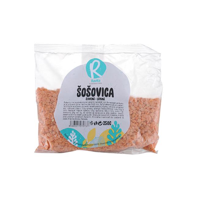 Ravita Šošovica červená lúpaná 250 g - Klas