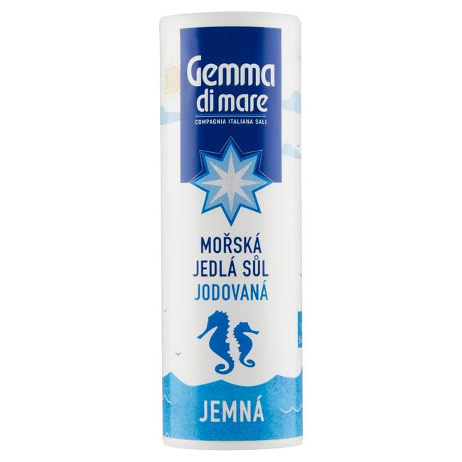 Gemma Di Mare Morská jedlá soľ jódovaná jemná 250 g - Klas