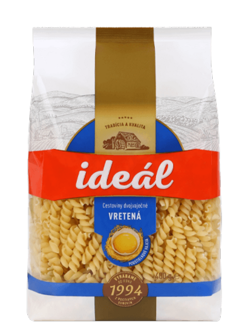Ideál Cestoviny Vaječné Vretená torti 400 g - Klas