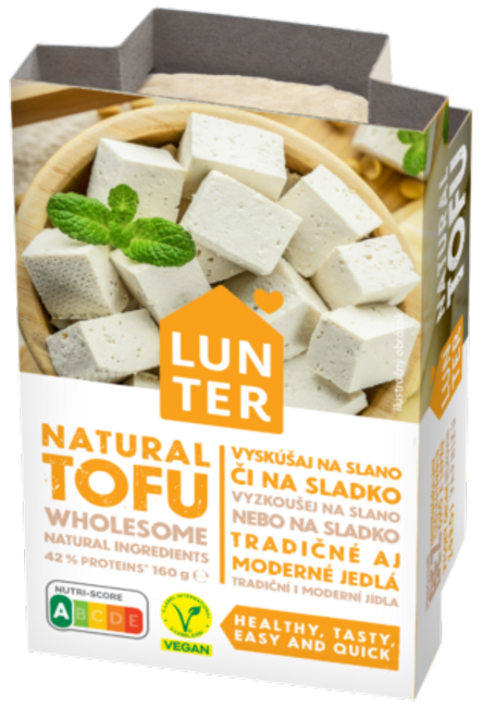 Lunter Tofu biele natural 160 g - Klas