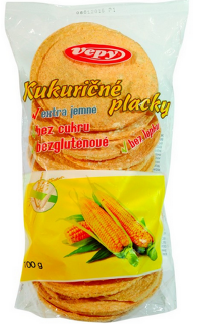 Vepy kukuričné placky 100 g - Klas