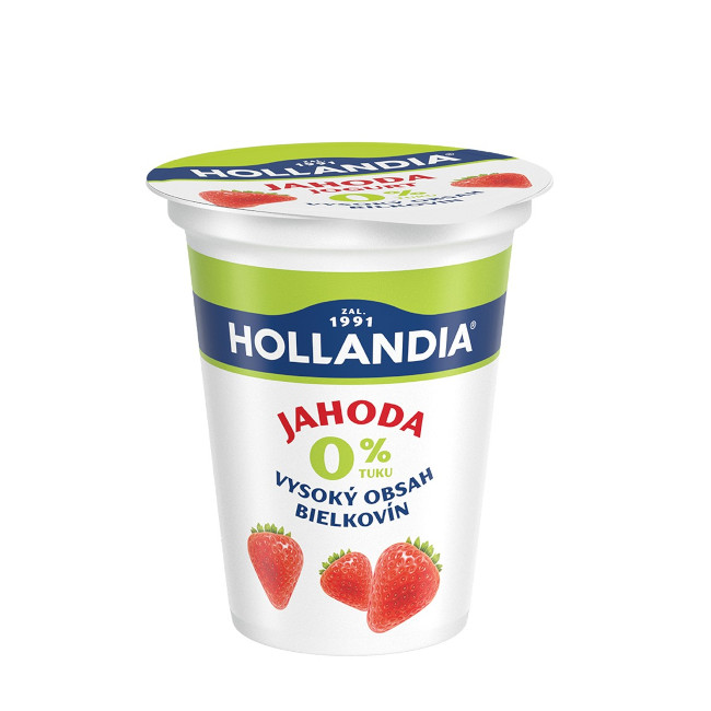 Hollandia jogurt gazdovský nízkotučný jahoda 150 g       - Klas