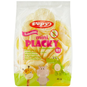 Vepy Mini placky kukuričné s vitamínom B1 45 g - Klas