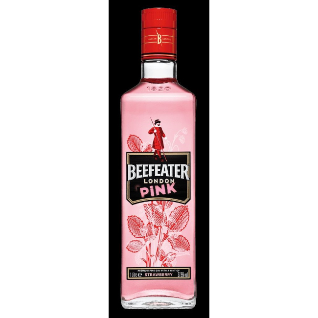 Beefeater London Dry Gin pink 37.5% 1 l - Klas