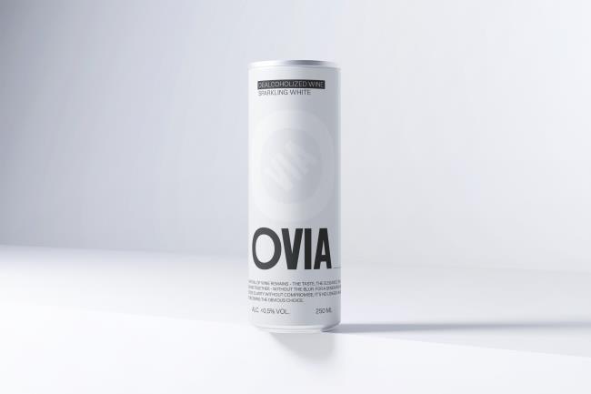 OVIA dealkoholizované víno biele dosýtené v plechu 0,25l - Klas