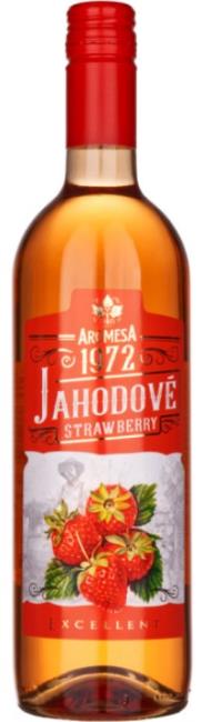 Aromesa 1972  jahodový aromatizovaný nápoj na báze vína  0.75 l - Klas