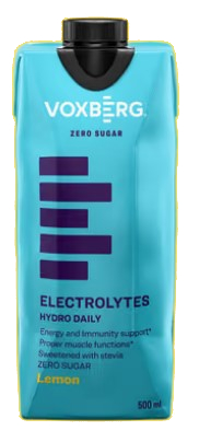 Voxberg Elektrolyty Hydro Daily Citrón 500ml - Klas