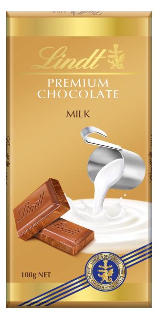 Lindt Gold Premium Chocolate mliečna čokoláda 100 g - Klas