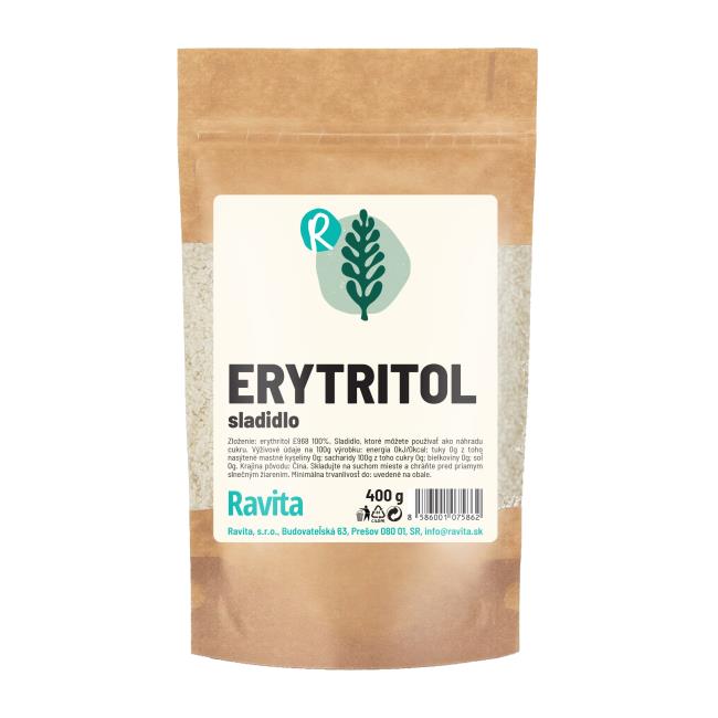 Ravita Sladidlo Erythritol 400 g - Klas