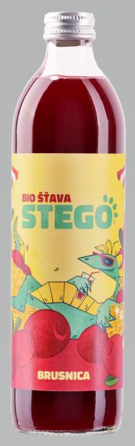 Stego BIO 100 % šťava brusnica 500 ml - Klas