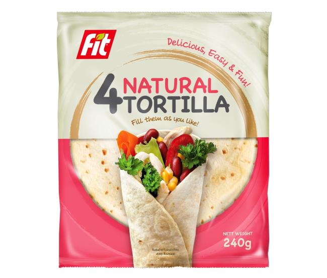 Tortilla pšeničná Fit natural 240 g - Klas